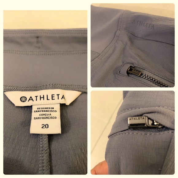 ATHLETA Travel Pants, Plus Size, Front Zippered Pockets, High Rise Sz. 20/EUC - Picture 7 of 16